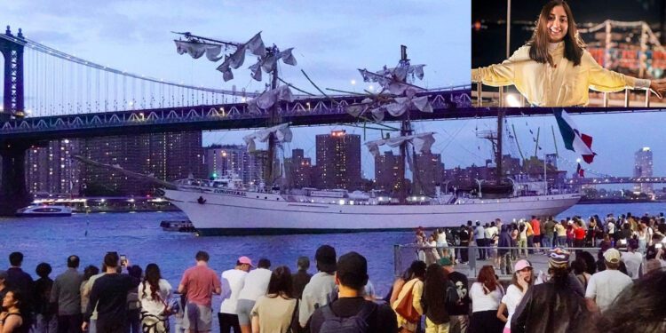 Cadete veracruzana muere en accidente del buque Cuauhtémoc en Nueva York