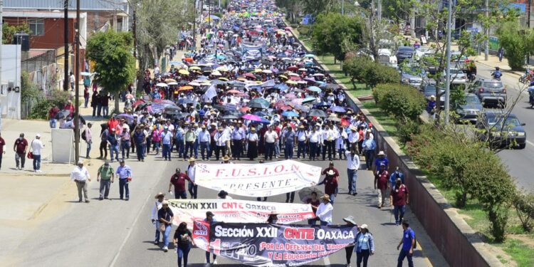 S-22 marcha este viernes en Oaxaca; te decimos ruta y a qué hora