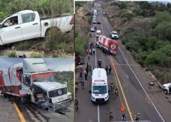 VIDEO Fatal accidente en la carretera 175! Choque brutal entre camioneta y torton deja un muerto y dos heridos