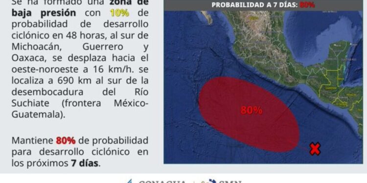 ¡Temporada de huracanes 2025 arranca con alarma! Posible ciclón en el Pacífico prende alertas en México