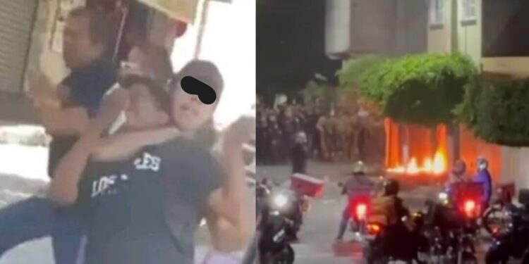 VIDEO | ¡Golpiza a frutero enciende la rabia! Pobladores queman casa de agresores ante silencio oficial