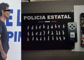 Capturan a presunto narcomenudista en Juchitán con dosis de cristal y libreta de clientes