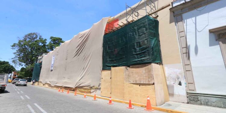 Fotos: Adrián Gaytán // El Instituto del Patrimonio Cultural del Estado de Oaxaca comenzó la primera etapa de rehabilitación.