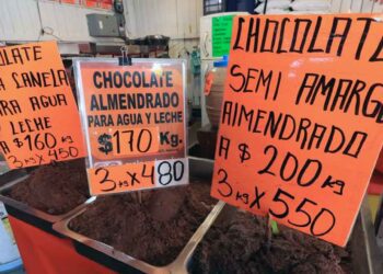 Foto: Adrián Gaytán // Los comerciantes coincidieron en que 2024 registró los precios más altos del cacao y chocolate.