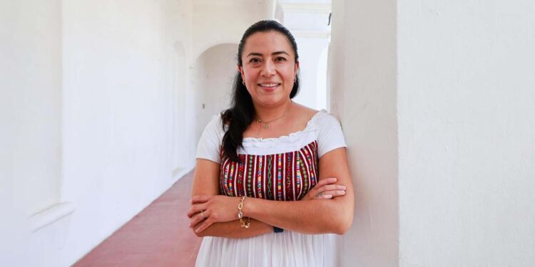 Foto: cortesía // Nidia Martínez Esteva lleva tres meses al frente del Museo de los Pintores Oaxaqueños (MUPO).