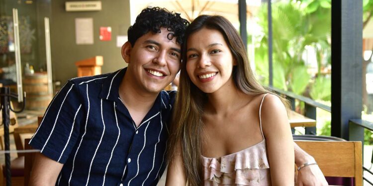 Fotos: Rubén Morales // Disfrutó de un bello momento al lado de su novio.