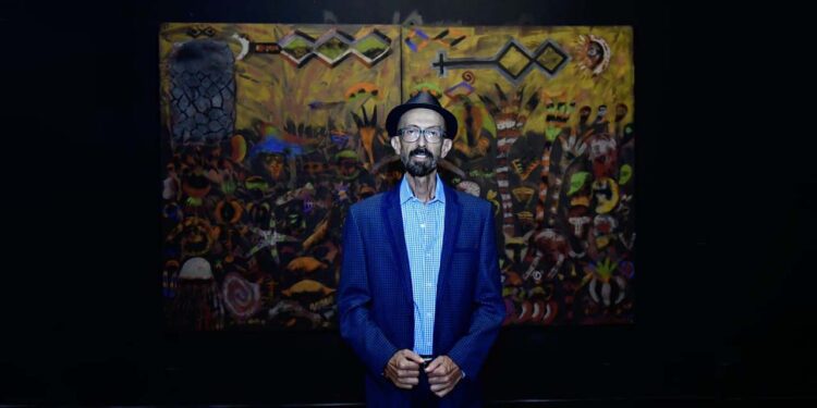 Oscar Román visitó el Museo de los Pintores Oaxaqueños en septiembre del 2023.