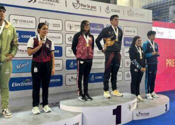 Sahara Monroy se colgó el oro en la Olimpiada Nacional.