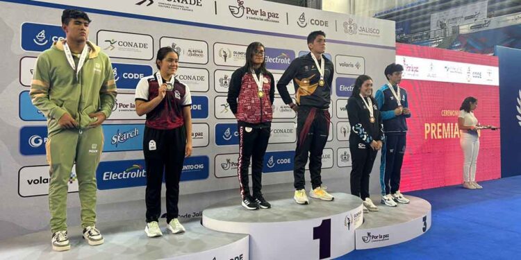 Sahara Monroy se colgó el oro en la Olimpiada Nacional.