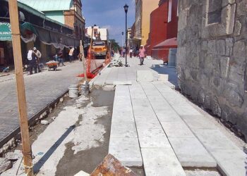 Foto: Adrián Gaytán // Se prevé que los trabajos concluyan en la primera quincena de julio.