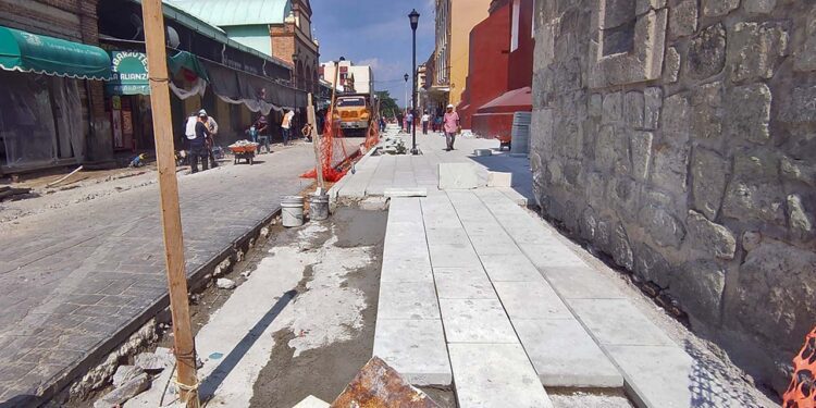 Foto: Adrián Gaytán // Se prevé que los trabajos concluyan en la primera quincena de julio.
