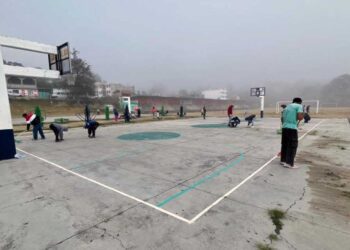 El Deportivo “Luis Vega” en la agencia de San Nicolás es un espacio importante para el deporte.