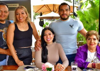 Fotos: Rubén Morales // Fernando Cruz Porras, Janne Díaz Ordaz, Edith Díaz Ordaz, Filo Cuevas y Edith Vásquez.