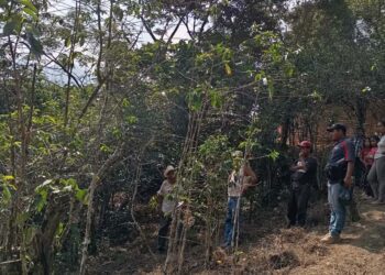Las lluvias prolongadas no cesan en esta zona montañosa.