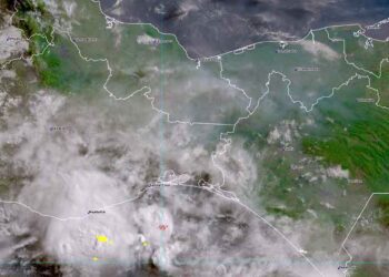Foto: Conagua // Prevén lluvias de 75 a 150 milímetros en la franja costera del estado de Oaxaca, Chiapas y en las zonas montañosas de Puebla.