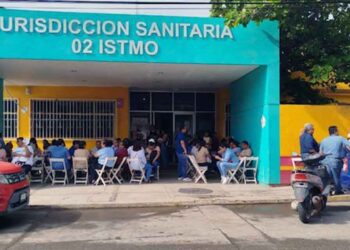 Foto: redes sociales // Paro de labores de trabajadores de la Jurisdicción Sanitaria 02.