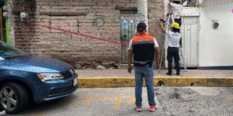Al momento del desprendimiento no se encontraba ninguna persona al interior.