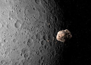 Aumenta el riesgo de impacto del asteroide 2024 YR4 contra la Luna, según la NASA