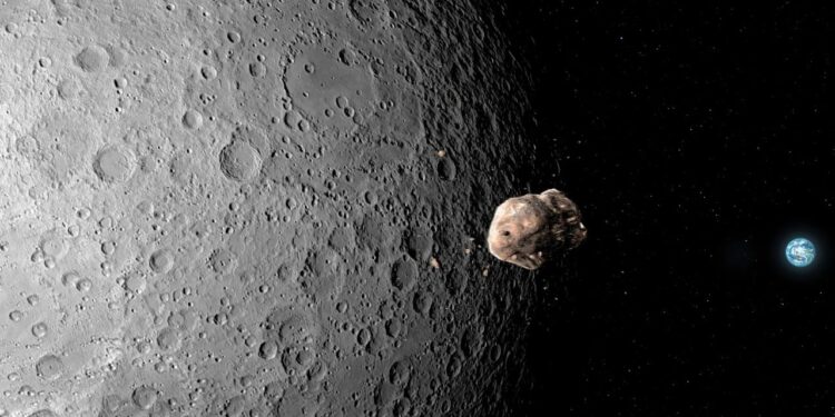 Aumenta el riesgo de impacto del asteroide 2024 YR4 contra la Luna, según la NASA
