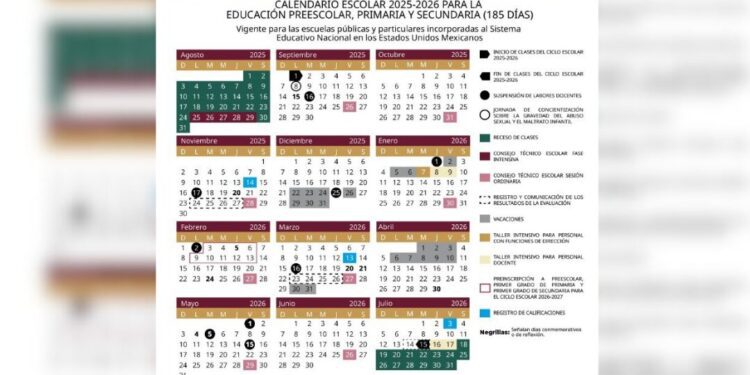 SEP publica calendario escolar 2025-2026: Fechas clave, puentes y vacaciones para organizar el año