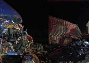 ¡Choque brutal entre tráilers paraliza autopista Cuacnopalan–Oaxaca por horas!