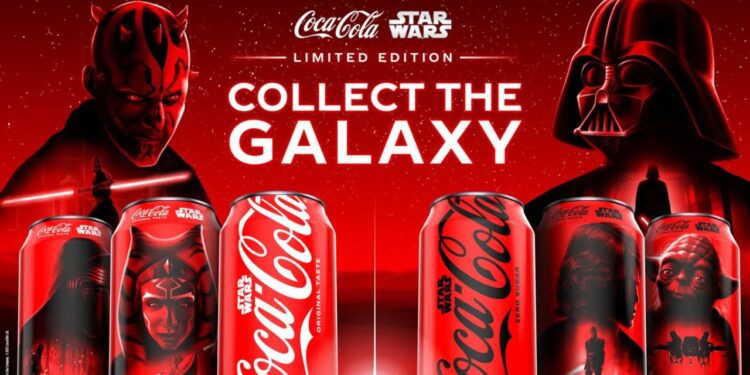 Coca-Cola lanza edición especial de latas y botellas de Star Wars