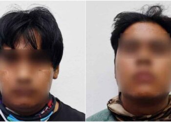 Detuvieron a Alex J. O. G., de 18 años, y Joaquín R. C. R., de 26 años.