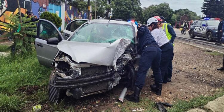 El conductor fue identificado como Abiezer L. B.