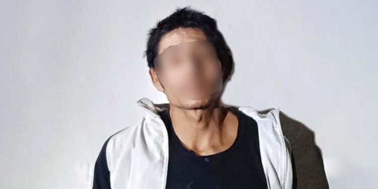 El detenido fue sorprendido robando en flagrancia.