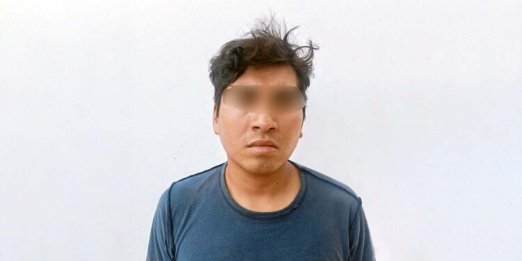 El detenido fue identificado como Leonel J. C. M., de 33 años de edad.