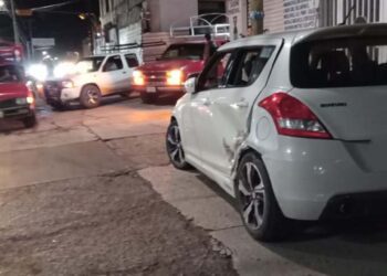El hecho de tránsito ocurrió sobre la calle Galeana esquina con Jiménez de la colonia centro.