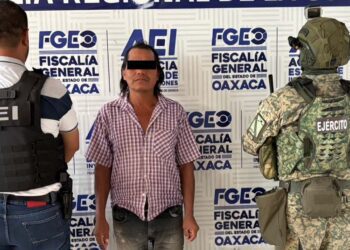 H.E.F. fue aprehendido en las calles de la agencia municipal de San Antonio Las Palmas, Jocotepec.