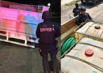 ¿Quién está moviendo gasolina ilegal en Oaxaca? Aseguran más de 2 mil litros en camioneta abandonada en Juchitán