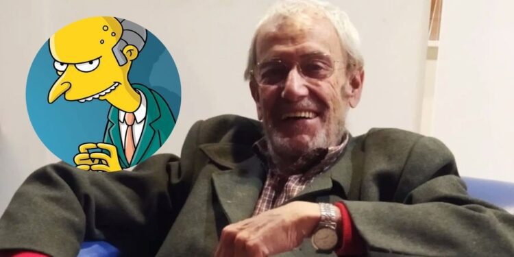 Muere Javier Franquelo, la icónica voz del Sr. Burns en “Los Simpson”