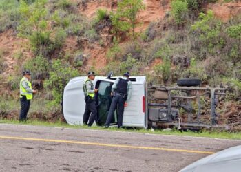 La camioneta que conducía el sujeto la había robado en el Estado de Puebla.