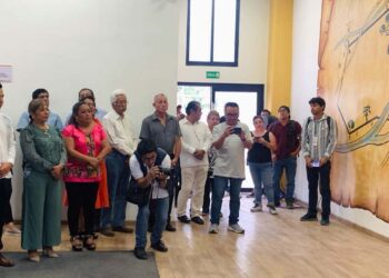 La obra se realizó en un espacio de 6 x 4 metros.