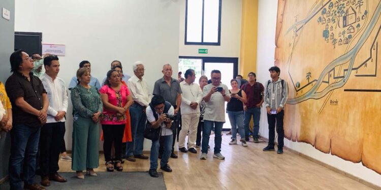 La obra se realizó en un espacio de 6 x 4 metros.