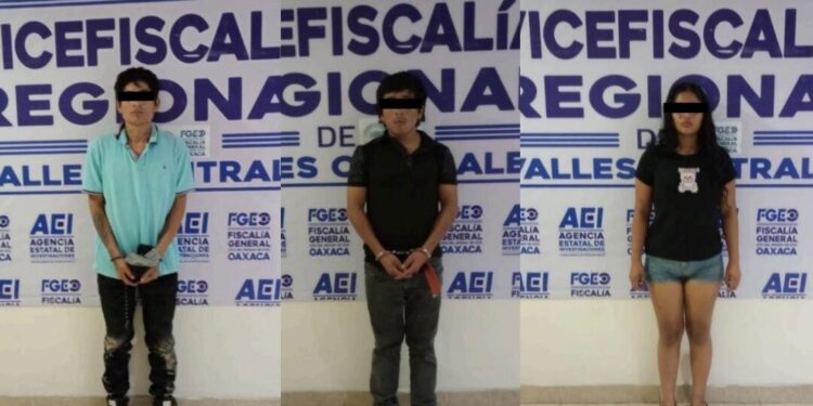 Caen tres en Juchitán por distribuir metanfetamina en plena vía pública