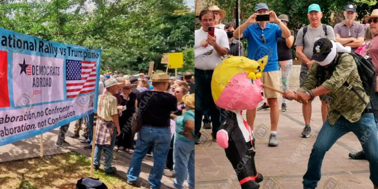En Oaxaca “No Kings Day” entre chilenas; “¡Trump, siniestro!”; indican estadounidenses