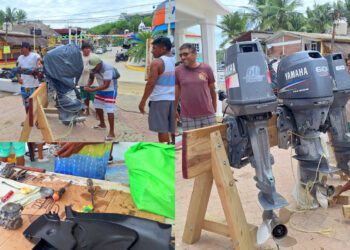 Inicia la reparación de embarcaciones en Puerto Ángel