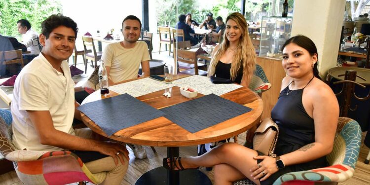 Foto: Rubén Morales // René Morales, Bruno Enciso, Katherine Prieto y Francis Martínez.