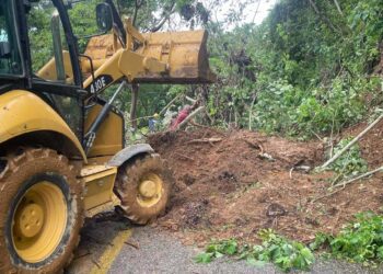 Foto: cortesía // Se reportaron trabajos en proceso en 33 caminos, principalmente en las regiones de la Costa y Sierra Sur.