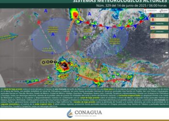 Tormenta Tropical Dalila generará lluvias moderadas a fuertes en gran parte de Oaxaca