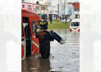 ¡Aguas! ¿vas a Puebla? ¡acaba de caer una tromba!