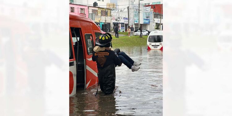 ¡Aguas! ¿vas a Puebla? ¡acaba de caer una tromba!