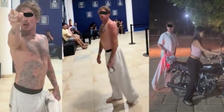 VIDEO “¡No estás en tu país, cabrón!” Extranjero pierde el control y amenaza a mujeres en cine de Puerto Escondido