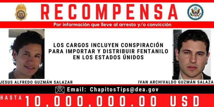 EE.UU. lanza cacería millonaria contra los hijos prófugos de ‘El Chapo’