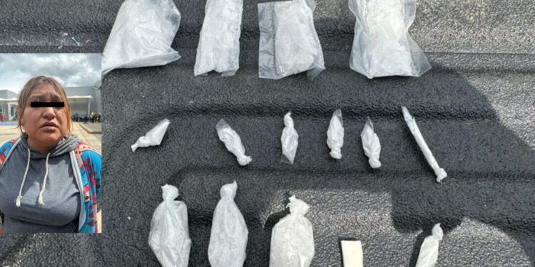 ¡La atraparon con cristal! Detención en patrullaje de rutina en Oaxaca