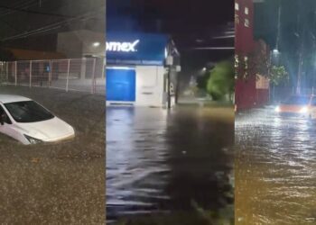 ¡Tormenta azota el Istmo! Rescatan a conductor atrapado y se reportan inundaciones en Juchitán e Ixtepec