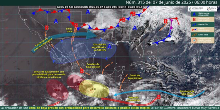 Continuarán condiciones climáticas inestables en Oaxaca durante este sábado